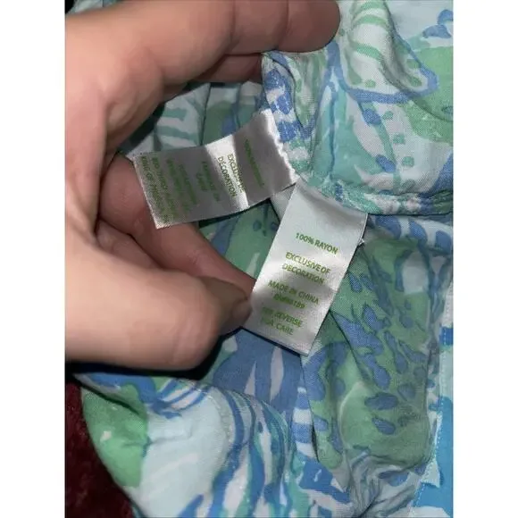 Lilly Pulitzer Cap Sleeve Pullover Shift Dress Size XS - Picture 8 of 8